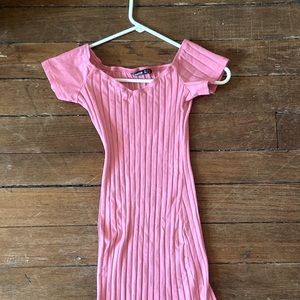 Shien Hot Pink Mini Dress